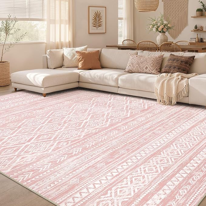 Nakagishi Area Rug Living Room Rugs: 6x9 Large Soft Machine Washable Boho - Image 7