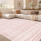 Nakagishi Area Rug Living Room Rugs: 10x14 Large Soft Machine Washable Boho - Image 7