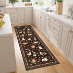 DUKINO 2x6 Washable Runner Rug for Hallway, Non Slip Animal Dog Kitchen Rug - Image 6
