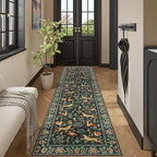 DUKINO Washable 2.6x10 Runner Rug, Non Slip Animal Print Runner Rug - Image 3