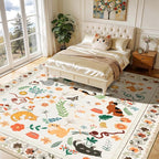 LIANLAM 8x10 Cat Lover's Area Rug, Washable Large Rug - Image 2
