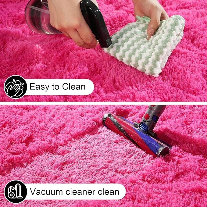 5x7 Area Rugs for Living Room, Large Fluffy Rugs for Bedroom, Fuzzy Shag Soft - Image 4