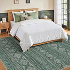 Nakagishi 6x9 Area Rugs Living Room: Washable Boho Large Neutral Soft Farmhouse - Image 4