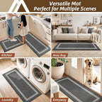 COSY HOMEER Kitchen Rugs Non-Slip 20x30/20x48 Inch Thick Polypropylene Standing - Image 6