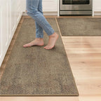 GENIMO Kitchen Mats for Floor 2PCS, Washable Absorbent Runner Rugs for Kitchen by GENIMO
