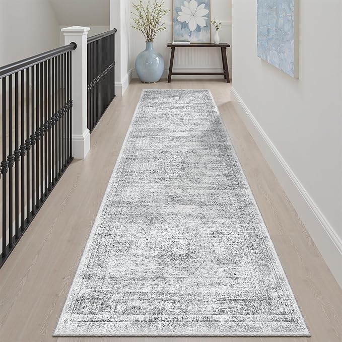 Soalmost Runner Rug 2x7 Washable Non-Slip Hallway Runner Rugs by Soalmost