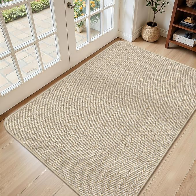 Ultra Thin Door Mat Indoor Entrance 36"x59", Low-Profile Indoor Door Mat by Unknown