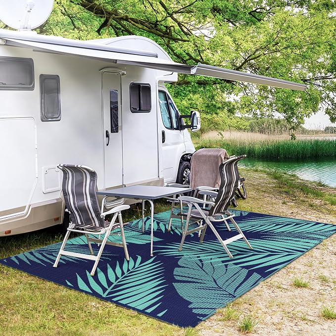 GENIMO Outdoor Rug 9' x 12' Waterproof - Image 5