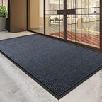 BesWin Indoor Outdoor Door Mat, Non Slip Rubber Backing Commercial Floor Mats by BesWin