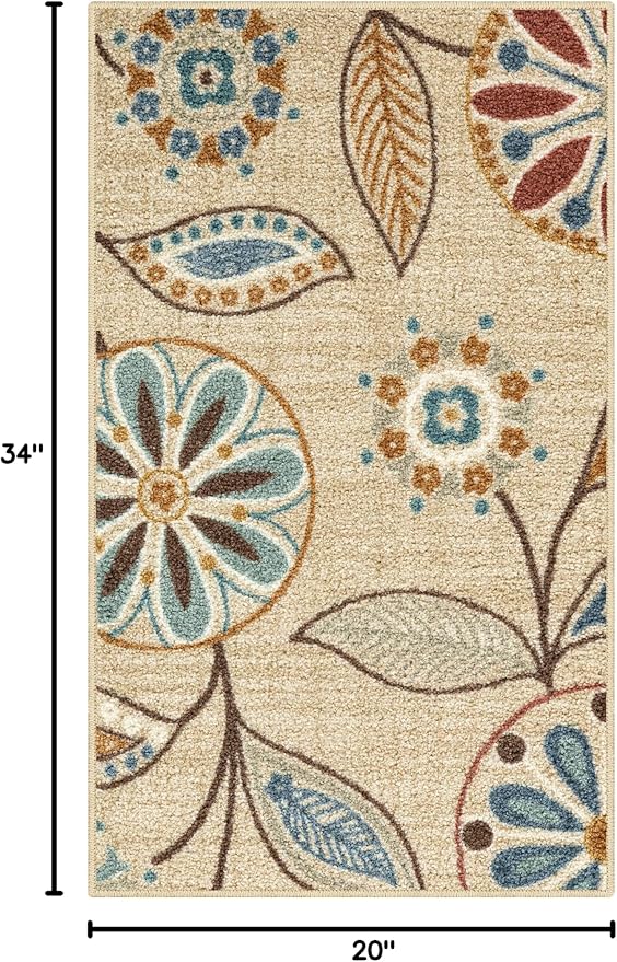 Maples Rugs Reggie Floral Kitchen Rug - Image 3