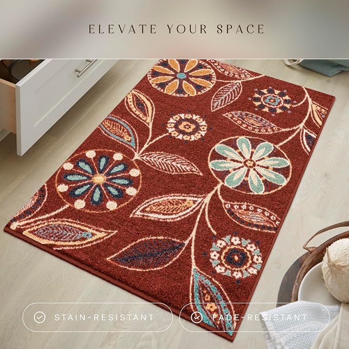 Maples Rugs Reggie Floral Kitchen Rug - Image 2