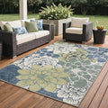 GENIMO Indoor Outdoor Area Rug 5'x7', Machine Washable Rugs by GENIMO