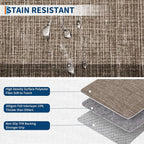 Rug Runners for Hallways 2x8 Washable Kitchen Runner Rug Non Slip Low Pile - Image 7