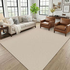 KOZYFLY 6x9 Dining Room Rugs, Washable Area Rug by KOZYFLY
