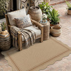 Easy Jute 3x5 Outdoor Rug Washable Non Slip Rug - Image 8