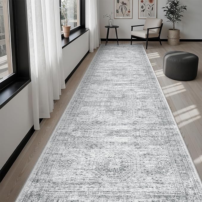Soalmost Runner Rug 3x12 Washable Non-Slip Hallway Runner Rugs - Image 4
