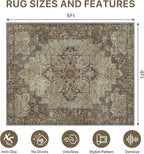 48"x60" Office Chair Mat for Hardwood Tile Floor, Under Desk Carpet Protector - Image 9