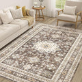 Vintage Living Room Area Rug 5x7 by COTILED