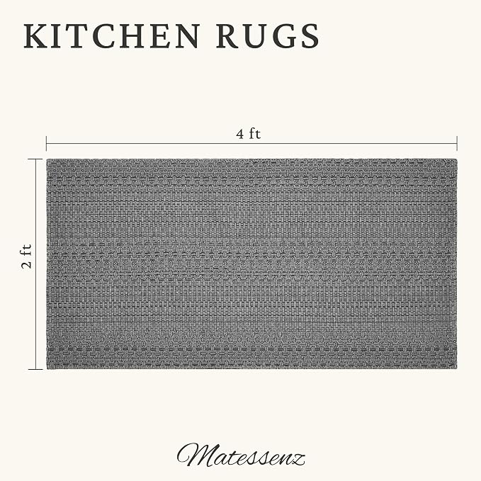 2' x 4' Entryway Rug, Boho Small Area Rug, Machine Washable, Woven Rug - Image 2