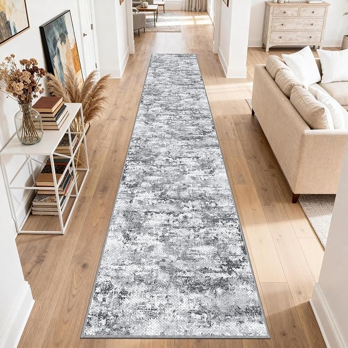 Washable Carpet Runners for Hallway 14ft-Non Slip Floor Runners for Dogs by TTelephant