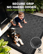 Mibao Front Door Mat, Heavy Duty Durable Welcome Mat - Image 5