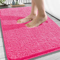 OLANLY Bathroom Rugs 34x21, Extra Soft Absorbent Chenille Bath Rugs, Rubber by OLANLY