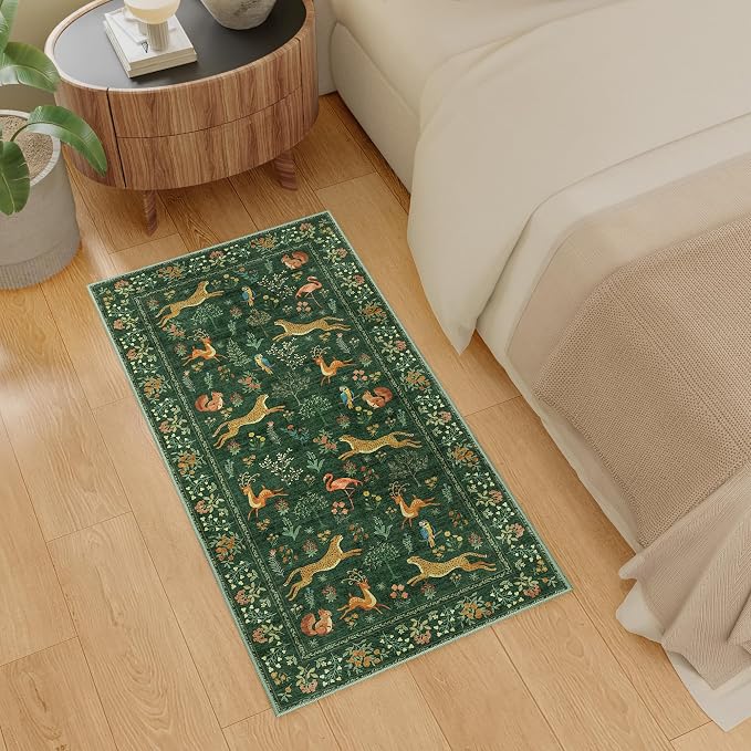 DUKINO 2x4 Rug for Hallway, Washable Kitchen Runner Rug - Image 4