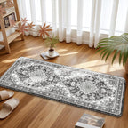 Boho Kitchen Mats for Floor 2 Piece Set Anti Fatigue Cushioned PVC Kitchen Rugs - Image 7