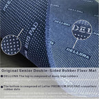 DELLUNA Non-Slip Area Rug Pad 1/4" Thick Double Side Rubber + Felt, Adds - Image 3