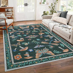 ROYHOME Washable Rug 5x7 Area Rugs by ROYHOME