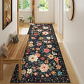 DUKINO 3x8 Runner Rug, Washable Rug by DUKINO