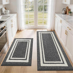 COSY HOMEER Kitchen Rugs Non-Slip 24x35/24x60 Inch Thick Polypropylene Standing by COSYHOMEER