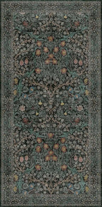 Dark Green Washable 3x6 Runner Rug - Image 7