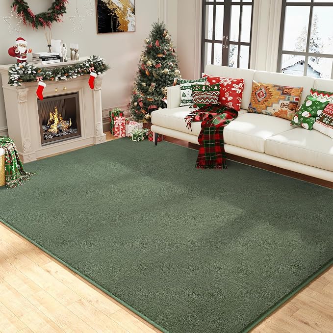 Amearea Large Modern Area Rugs for Bedroom Living Room, 5x8 Feet Sage Green - Image 9