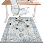 48"x60" Office Chair Mat for Hardwood Tile Floor, Under Desk Carpet Protector by BESBLEE