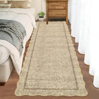 GarveeHome Scalloped Washable Runner Rug 2x6 Runner Modern Kitchen Runner Rug - Image 3