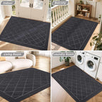 BEQHAUSE Dirt Trapper Door Mat 48" x 72", Doormat Non-Slip Entryway Rugs - Image 8