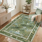 4x6 Whimsical Safari Nursery Area Rug Washable Non Slip Small Living Room Rugs - Image 3