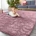 OLANLY Area Rugs for Living Room Bedroom, Machine Washable 4x5.9 ft Soft Fluffy by OLANLY