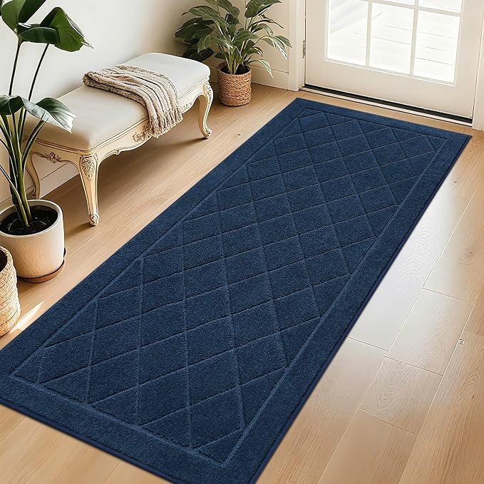 BEQHAUSE Dirt Trapper Door Mat 32" x 72", Doormat Non-Slip Entryway Rugs by BEQHAUSE