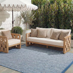 SAFAVIEH Outdoor Area Rug 6'7"x9'6" by Unknown