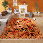 Rugcomf Area Rugs 8x10 Rug for Living Room Clearance Washable Boho Area Rug Non - Image 7