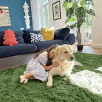 OLANLY Area Rugs for Living Room Bedroom, Machine Washable 4x5.9 ft Soft Fluffy - Image 5