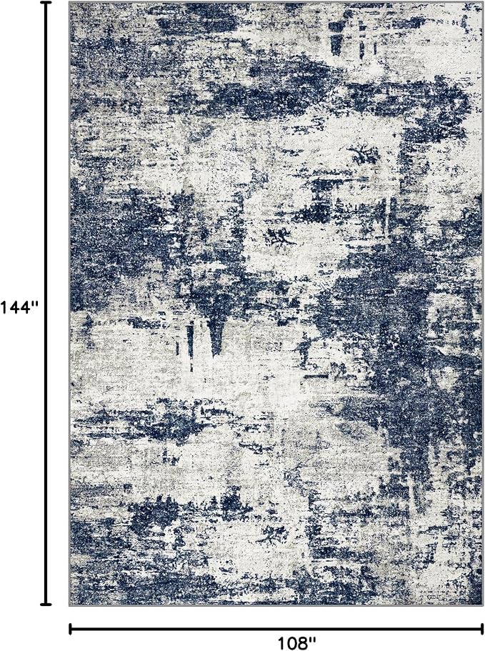 9x12 Area Rugs Living Room Rugs: Large Washable Rug - Image 2