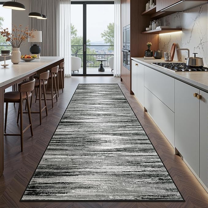 Long Bathroom Rugs Runner by Restydon