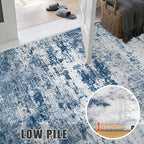 10x12 Area Rug Living Room Rug: Washable Modern Abstract Soft Thin Rug Indoor - Image 8
