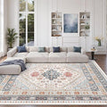 zesthome 9x12 Area Rugs for Living Room, Non-Slip Backing Washable Rugs by Zesthome