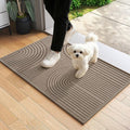 Front Door Mat 17''x30'', Absorbent Dirt Resist Washable Non Slip Low-Profile by QiCaiJia