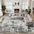 10x14 Area Rugs Living Room: Washable Large Abstract Modern Soft Rug Stain by LOONGRUG