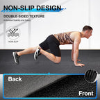 BesWin Large Exercise Mat 8' x 4', Extra Thick Workout Mats - Image 4